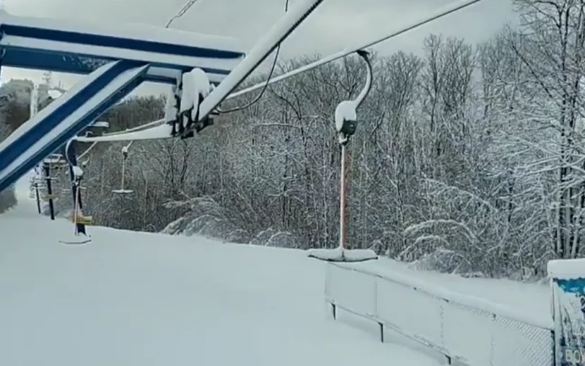 Выпал снег в Арсеньеве